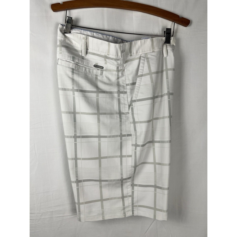 Tony Hawk Shorts Mens 38 White Check Skater Streetwear Adult
